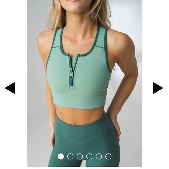 Balance Athletica Tops - BALANCE Athletica Isotope Bra in Aquamarine